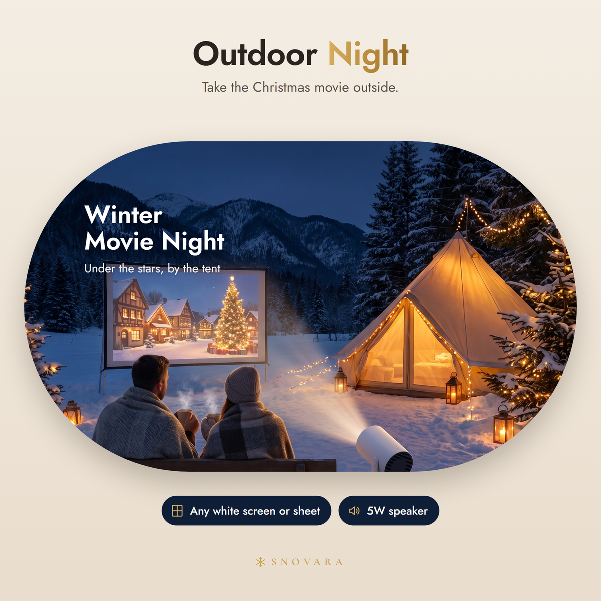 SNOVARA™ Christmas Projector