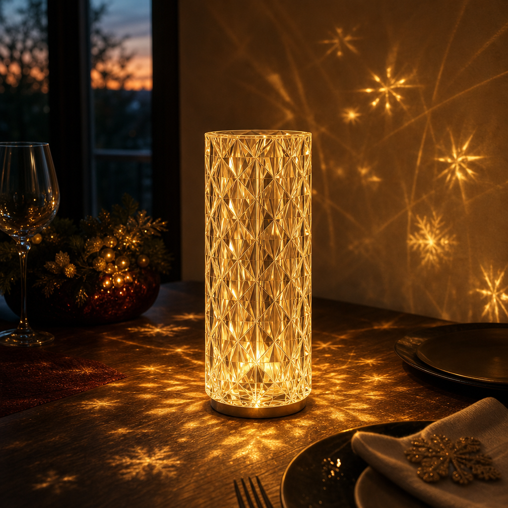 SNOVARA™ Diamond Crystal Snow Lamp